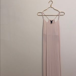 Forever 21 pink maxi dress